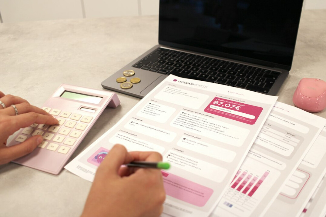 person reviewing budget